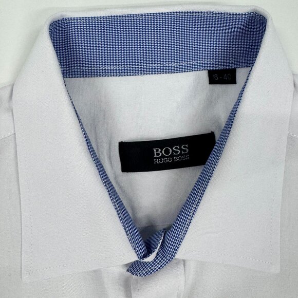 Hugo Boss Men’s White Long Sleeve Dress Shirt - Picture 2 of 7